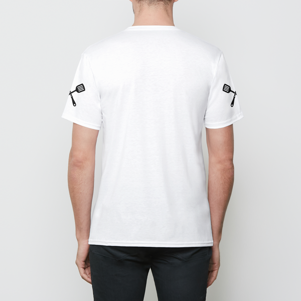 Cooked White Crew Tee