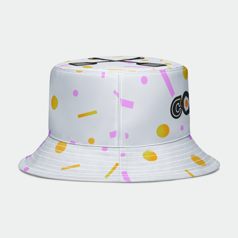 Cooked Retro Pattern Bucket Hat