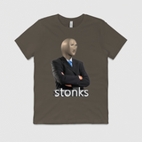 Stonks Mens Crew Tee