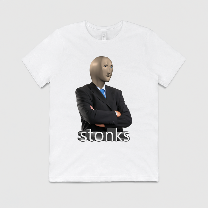 Stonks Mens Crew Tee