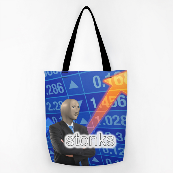 Stonks Tote Bag